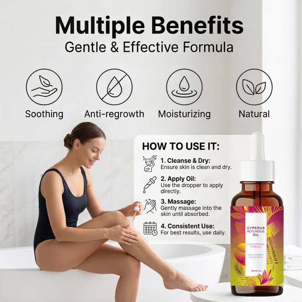 Hair Removal Essential Oil – 60ml